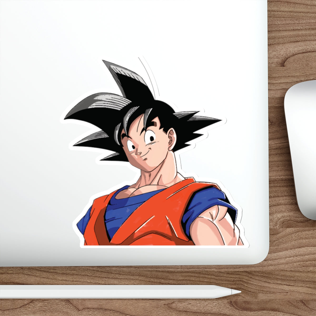 "UNYIELDING EARTHLING WARRIOR" SON GOKU DIE-CUT STICKERS