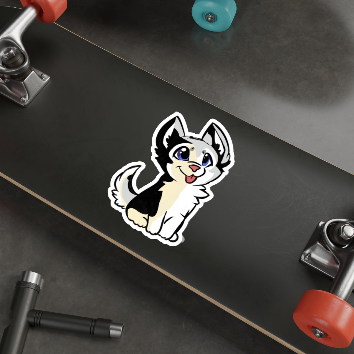 SHARE YOUR LOVE FOR HUSKIES! DIE-CUT STICKERS