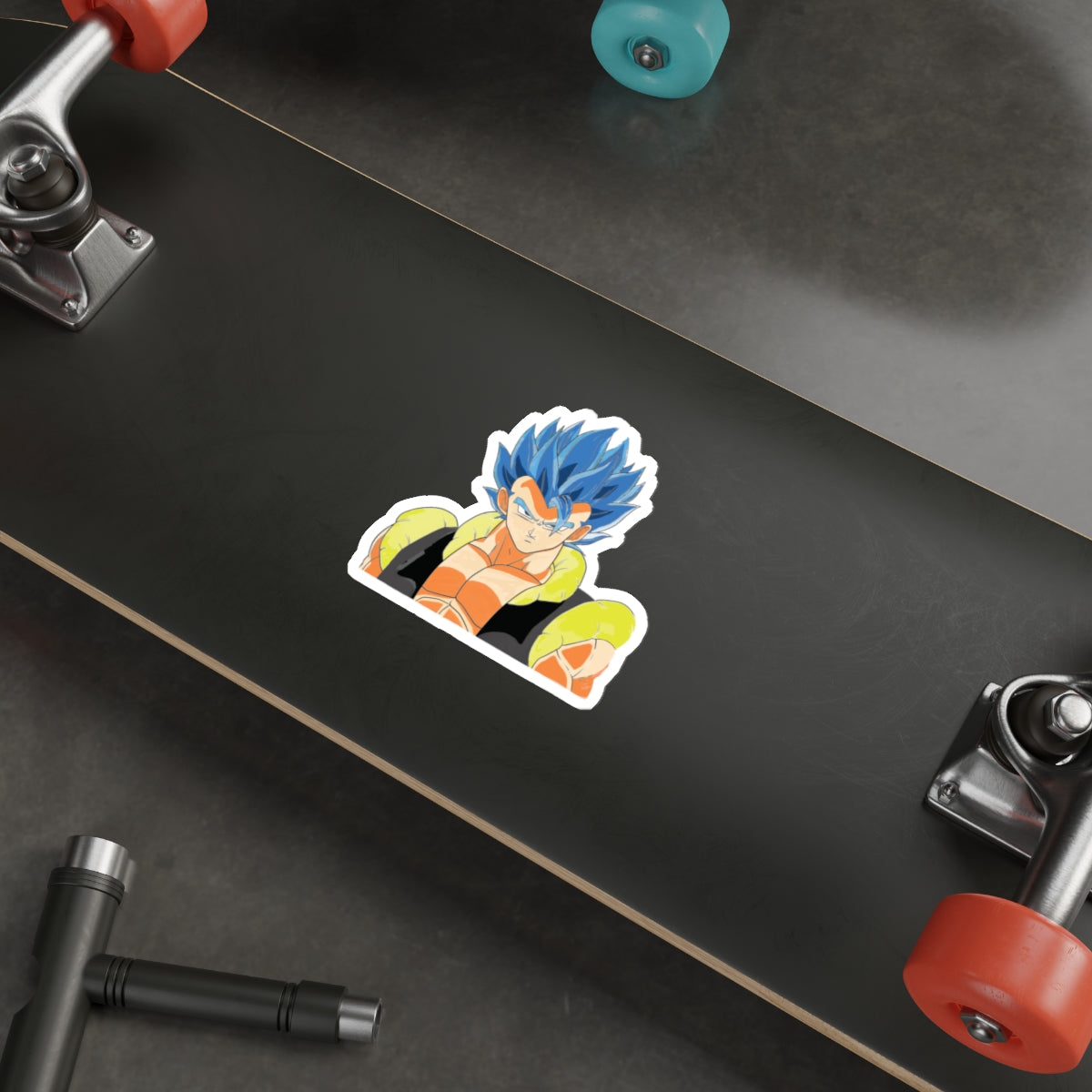 The Unstoppable Fusion!" Gogeta Blue Die-Cut Stickers