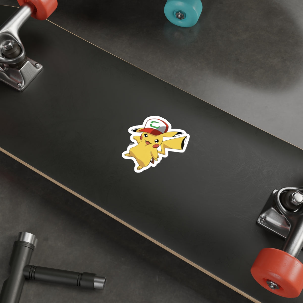 "ELECTRIFY YOUR STYLE!" ASH'S HAT POKEMON DIE-CUT STICKERS