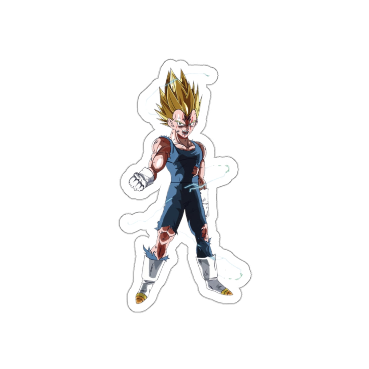 “HIS PRIDE UNLEASHED!” MAJIN VEGETA DIE-CUT STICKERS