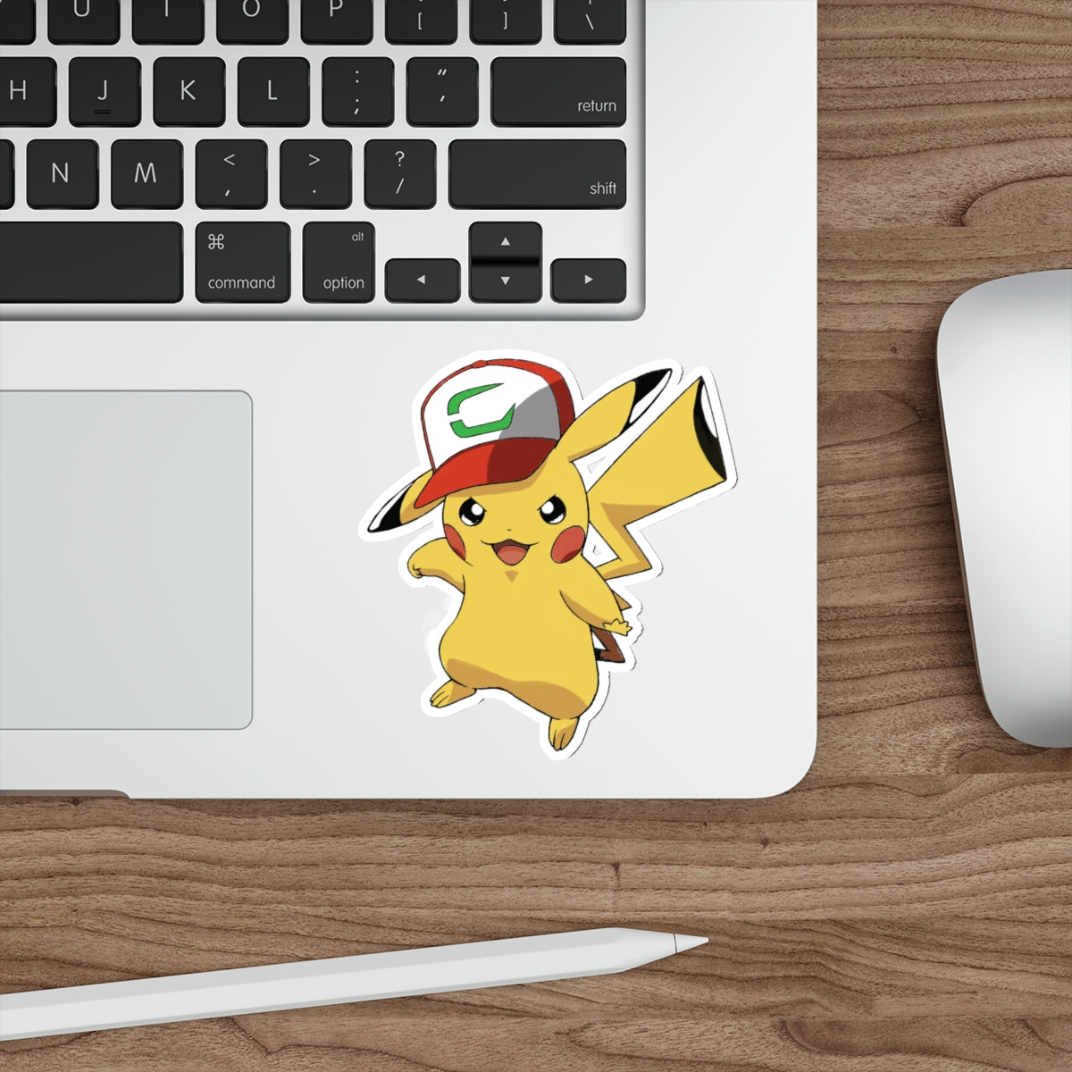 "ELECTRIFY YOUR STYLE!" ASH'S HAT POKEMON DIE-CUT STICKERS