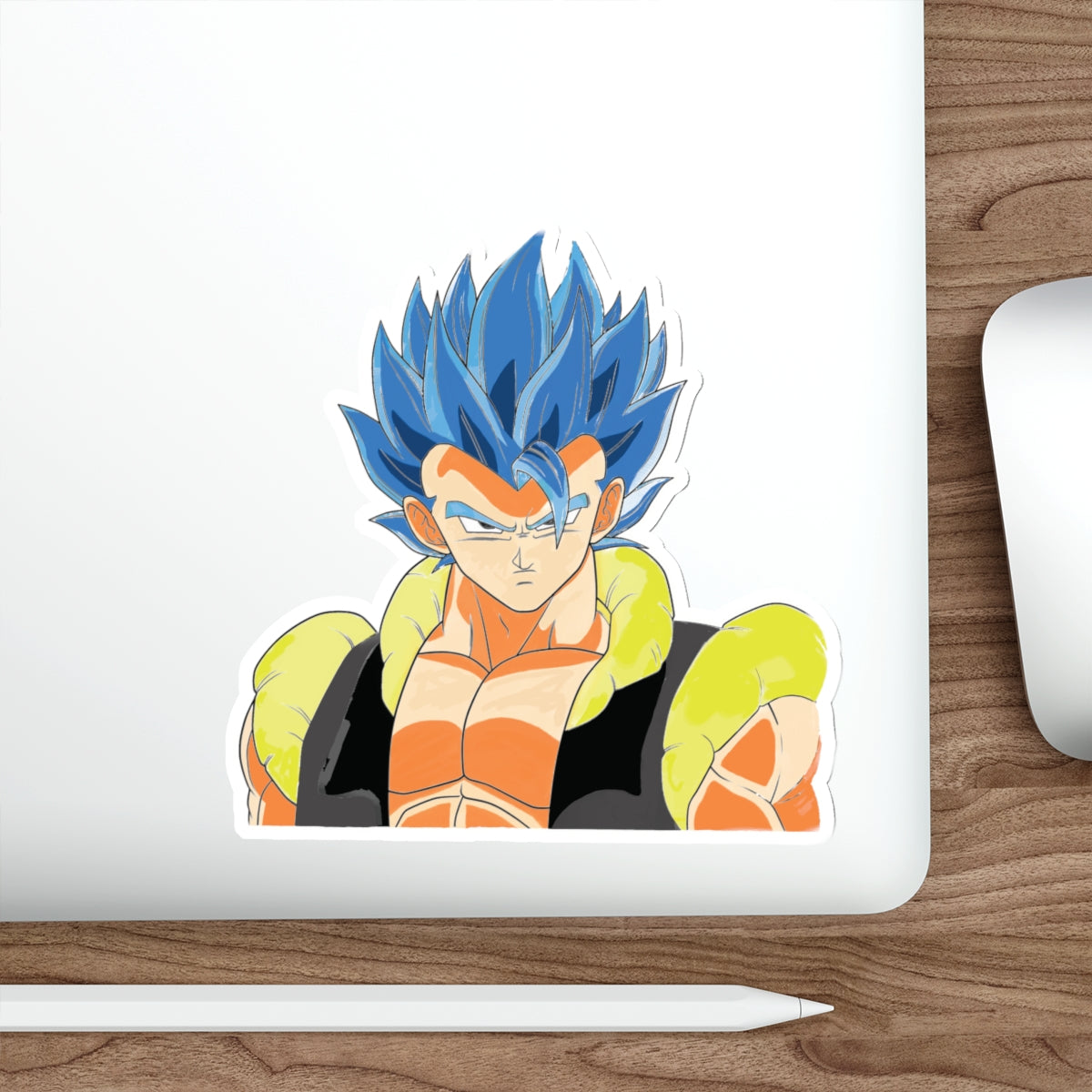 The Unstoppable Fusion!" Gogeta Blue Die-Cut Stickers