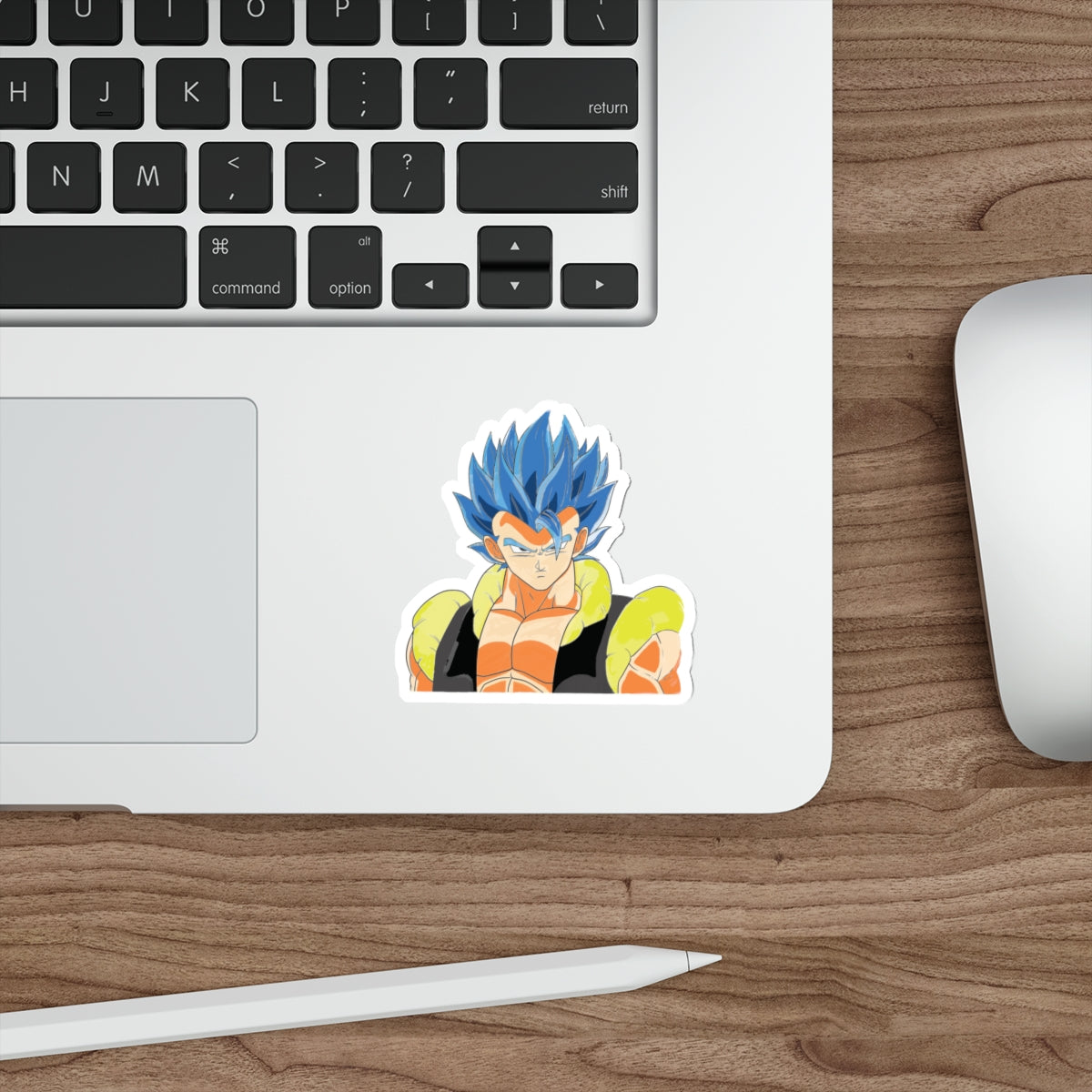 The Unstoppable Fusion!" Gogeta Blue Die-Cut Stickers