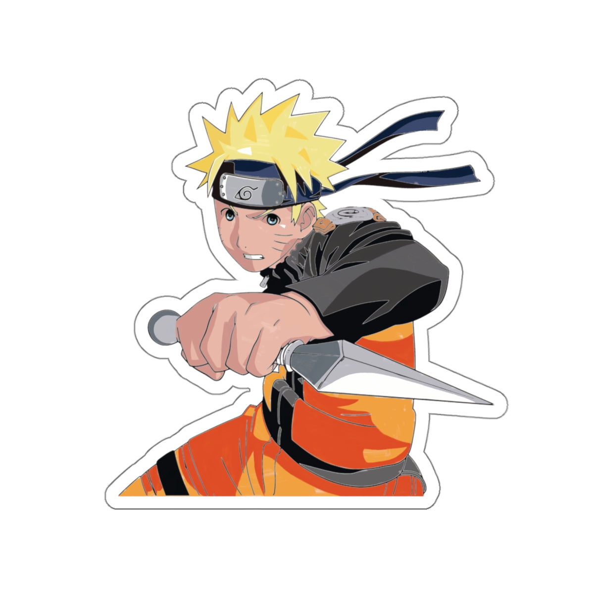 "THE UNBREAKABLE WILL OF A SHINOBI" DIE-CUT STICKERS