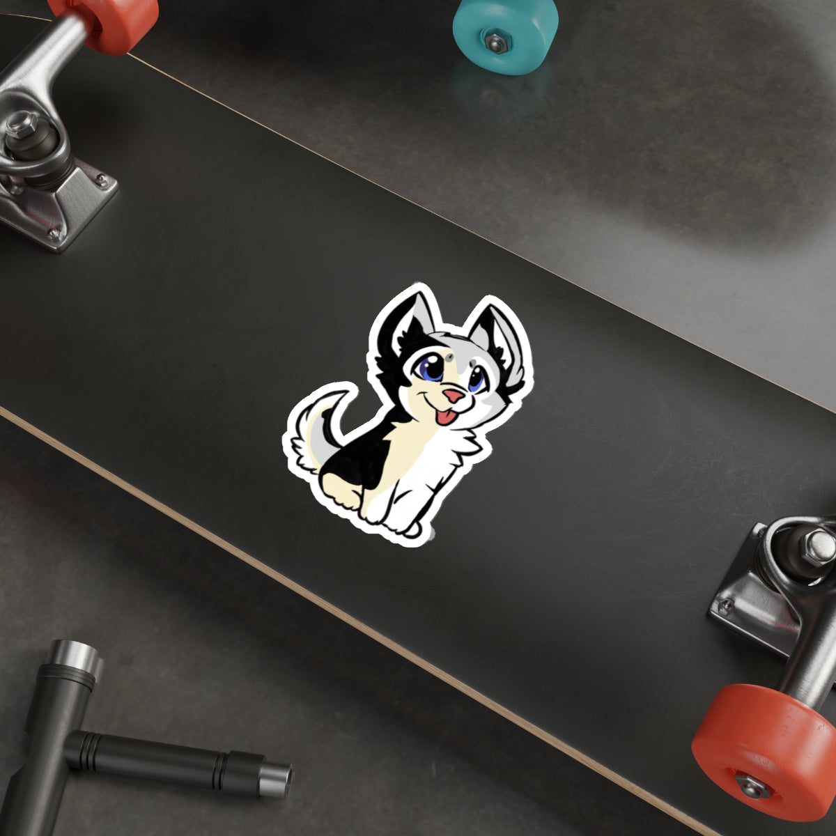 SHARE YOUR LOVE FOR HUSKIES! DIE-CUT STICKERS