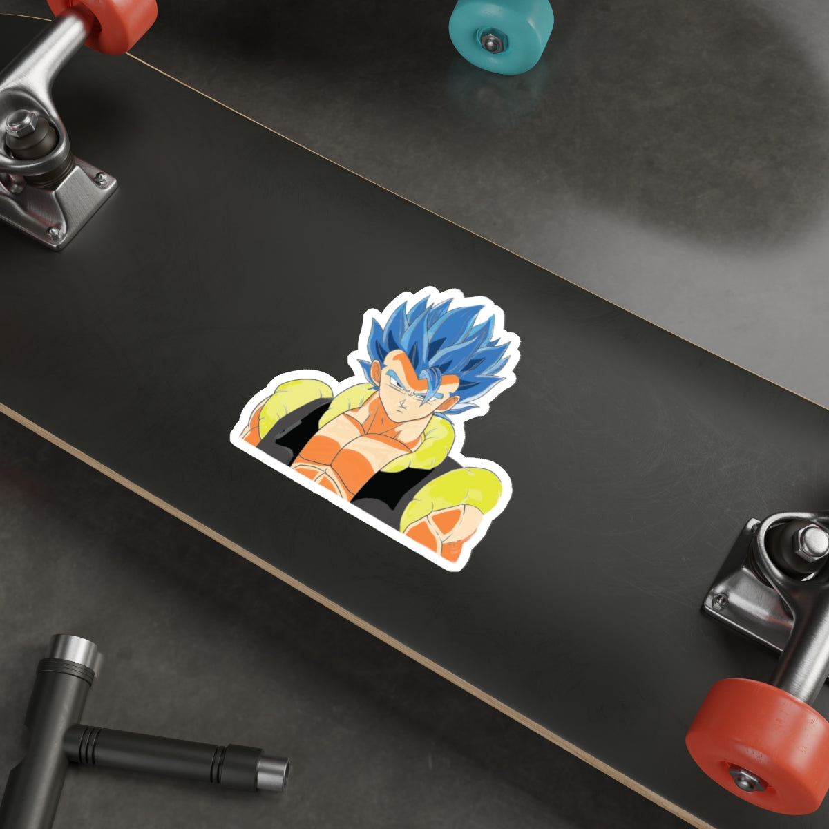 The Unstoppable Fusion!" Gogeta Blue Die-Cut Stickers