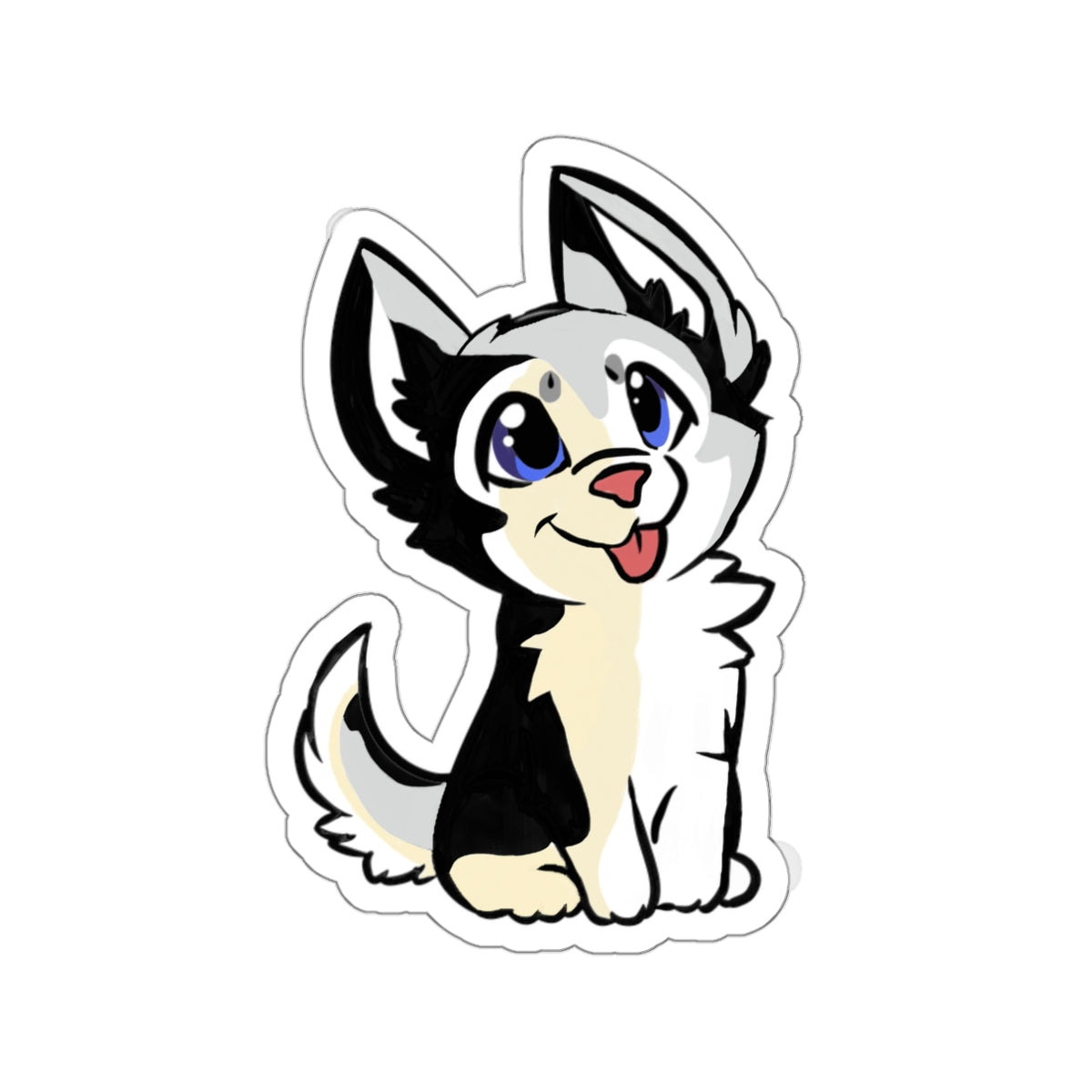 SHARE YOUR LOVE FOR HUSKIES! DIE-CUT STICKERS