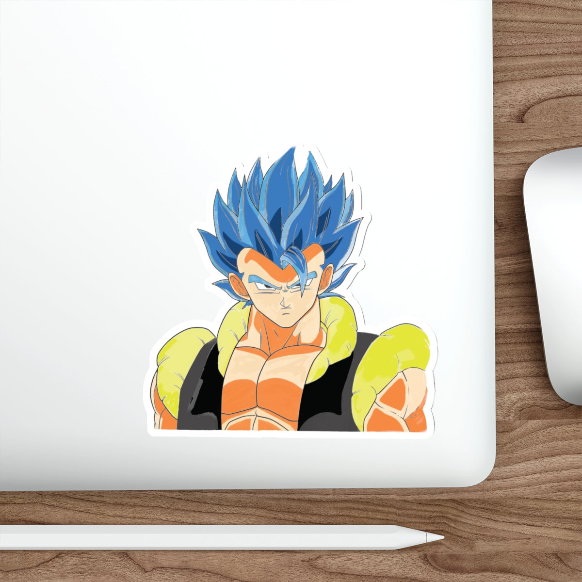 The Unstoppable Fusion!" Gogeta Blue Die-Cut Stickers