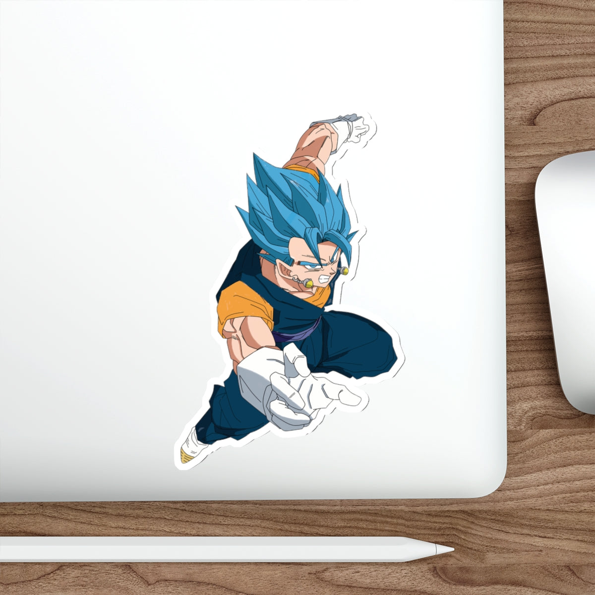 “The Fused Warrior Ignites!” Super Saiyan Blue Vegito Die-Cut Stickers