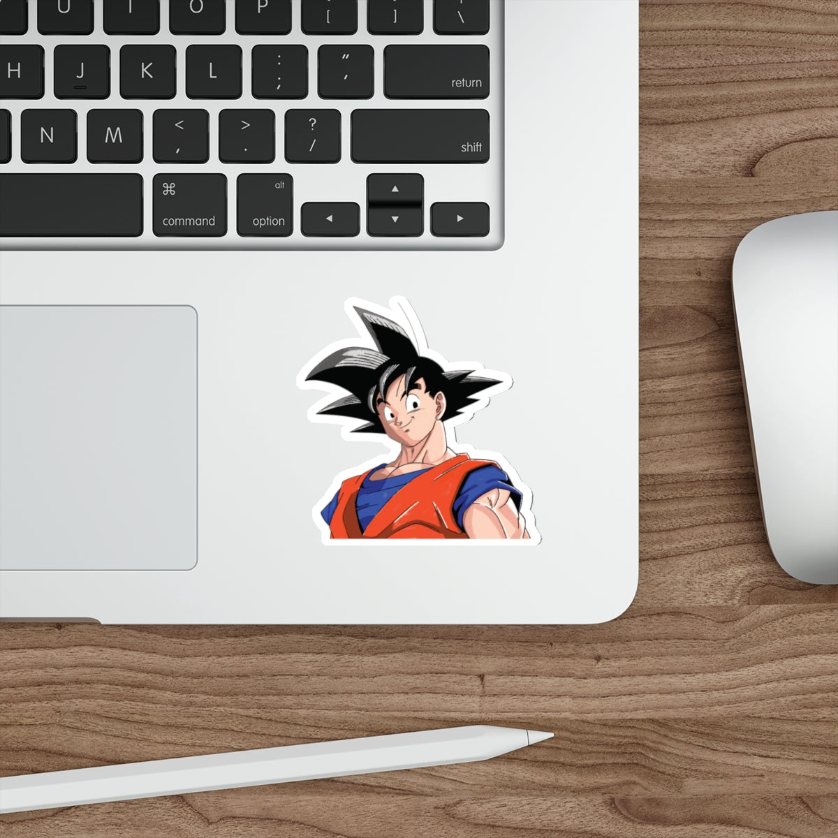 "UNYIELDING EARTHLING WARRIOR" SON GOKU DIE-CUT STICKERS