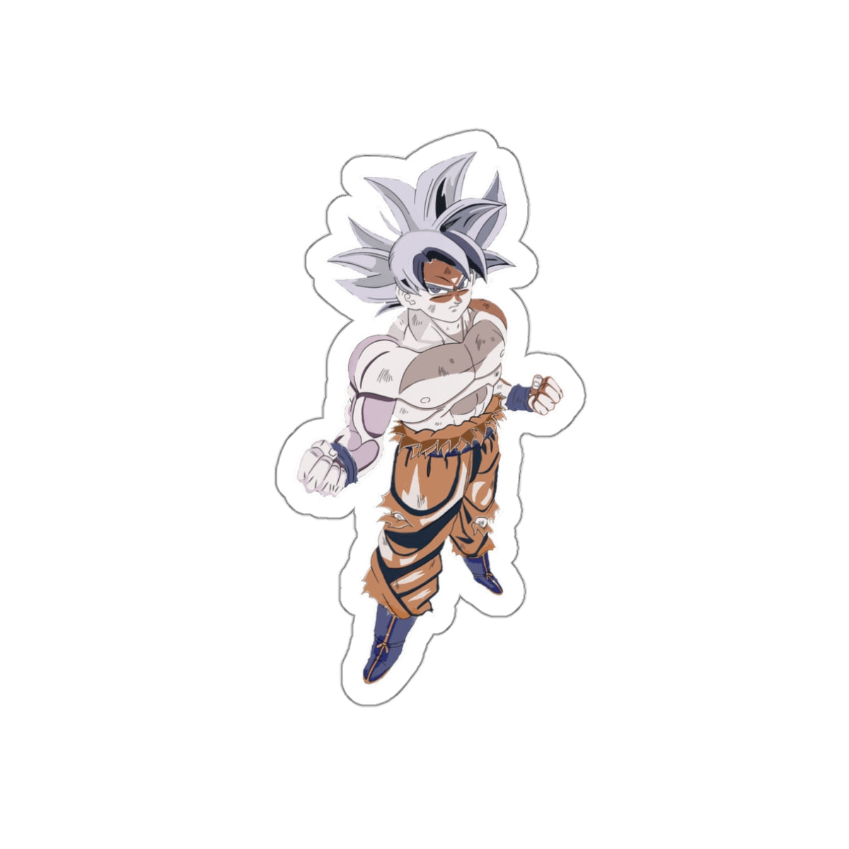 "THE TRUE SECRET OF THE SELF-CENTERED ULTRA INSTINCT GOKU DIE-CUT STICKER