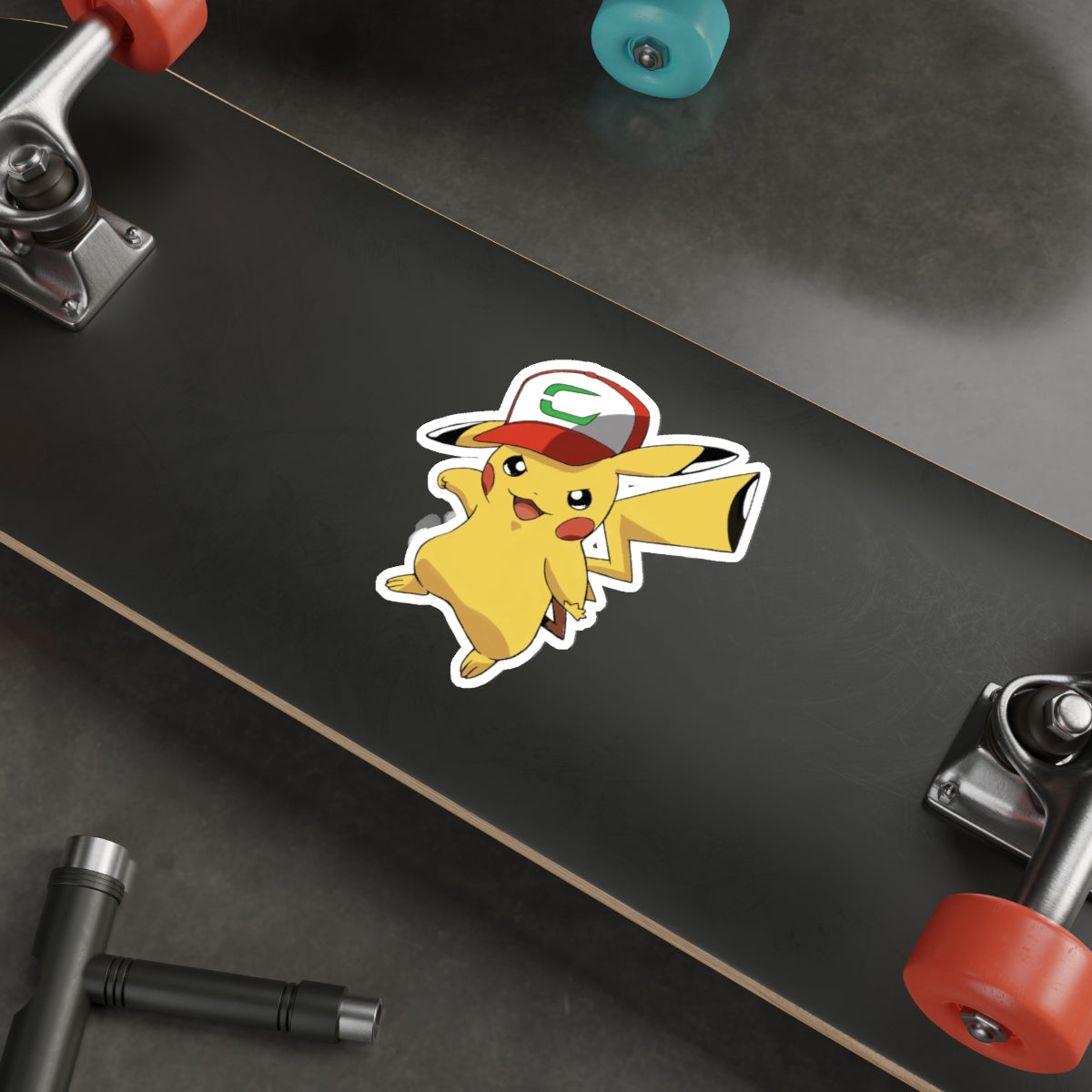 "ELECTRIFY YOUR STYLE!" ASH'S HAT POKEMON DIE-CUT STICKERS