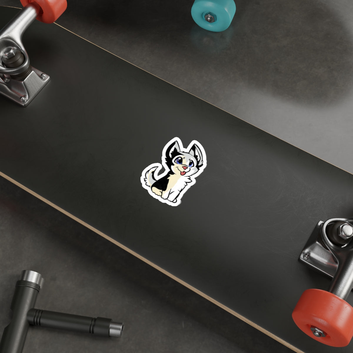 SHARE YOUR LOVE FOR HUSKIES! DIE-CUT STICKERS