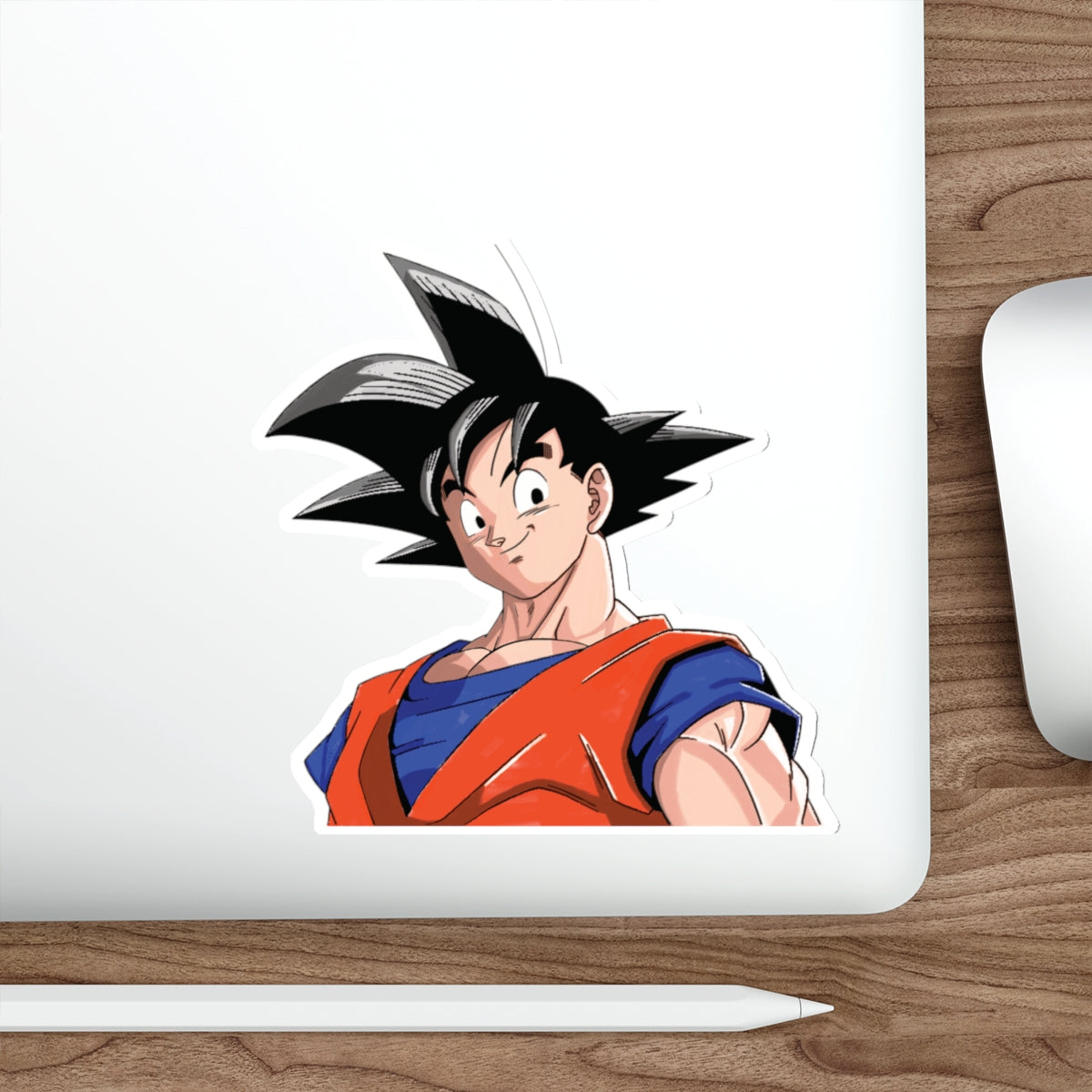 "UNYIELDING EARTHLING WARRIOR" SON GOKU DIE-CUT STICKERS