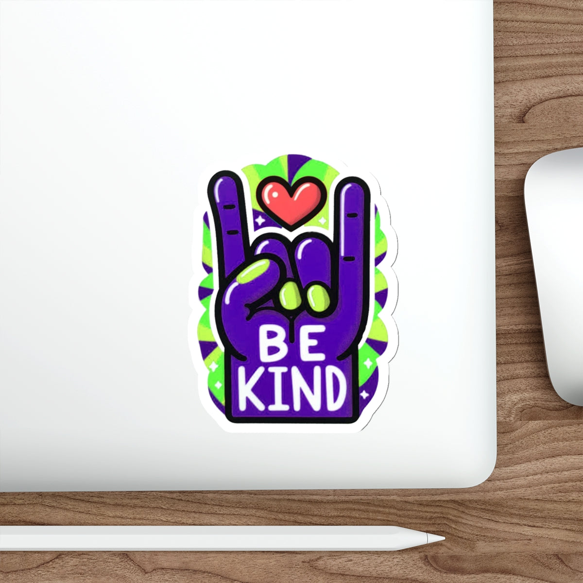 Our ASL ‘Love’ Dark Purple Pride Month Die-Cut Sticker