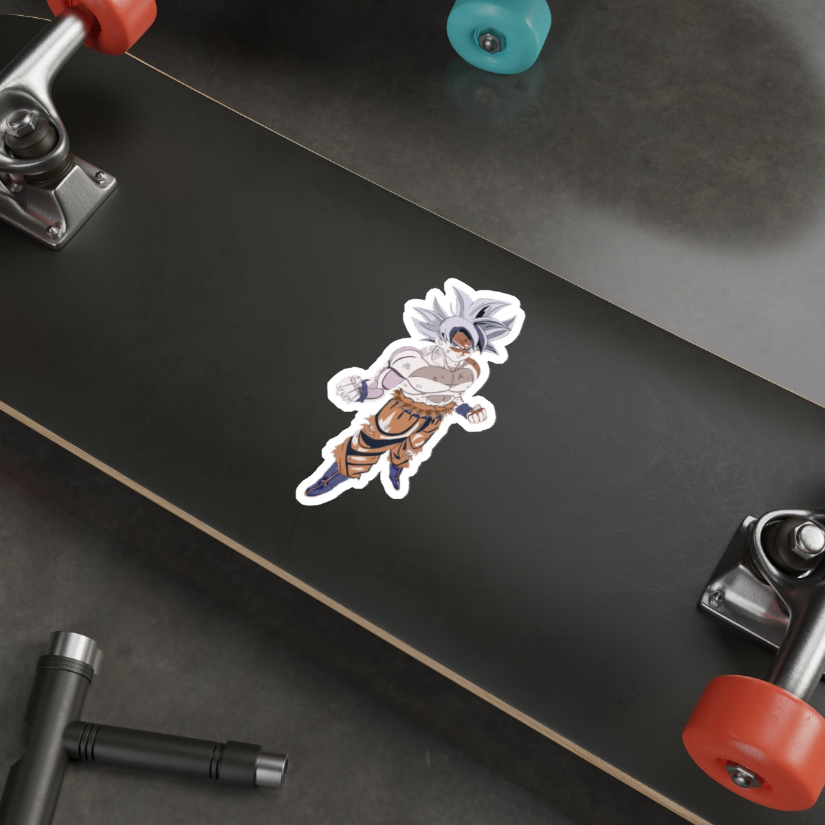 "THE TRUE SECRET OF THE SELF-CENTERED ULTRA INSTINCT GOKU DIE-CUT STICKER