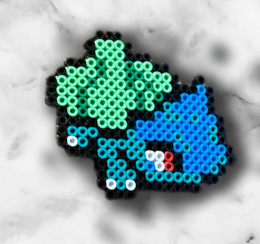 MINI POKEMON BULBASAUR PERLER BEAD ART