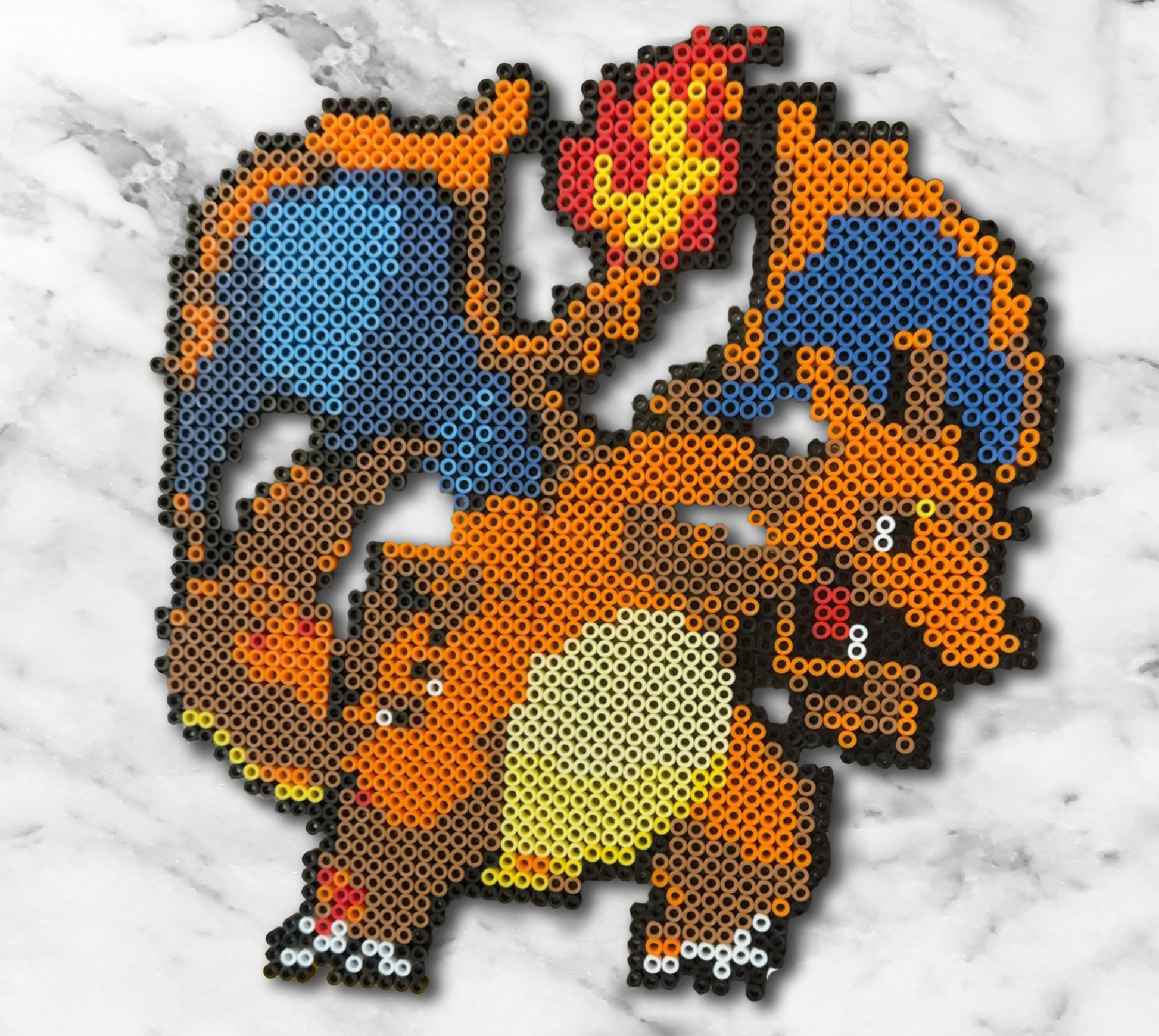 CHARIZRD PERLER BEAD ART