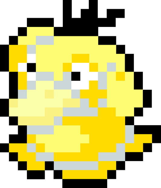 PSYDUCK MINI SPRITE DIGITAL PIXEL ART