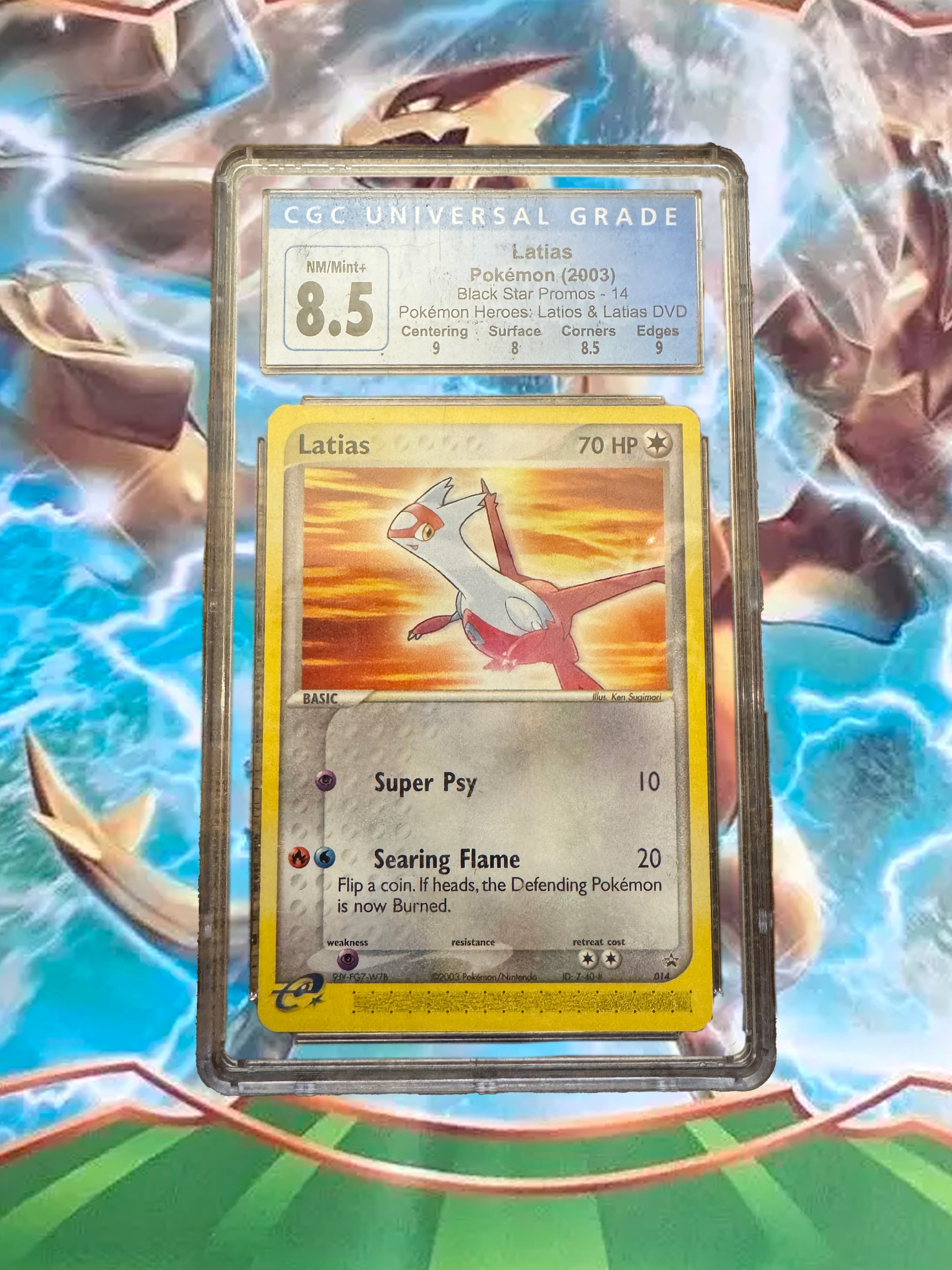 Latias - Black Star Promo (Pokémon Heroes: Latios & Latias DVD Set, CGC 8.5)