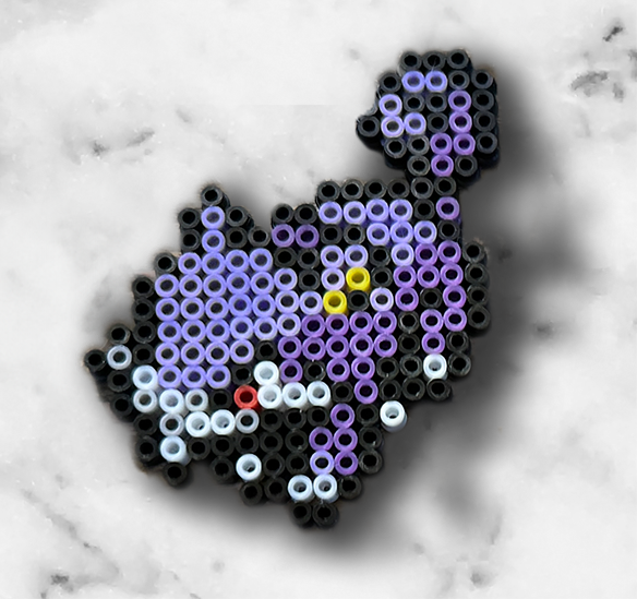 MINI POKEMON RATTATA PERLER BEAD ART