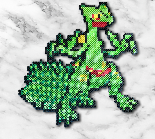 SCEPTILE PERLER BEAD ART