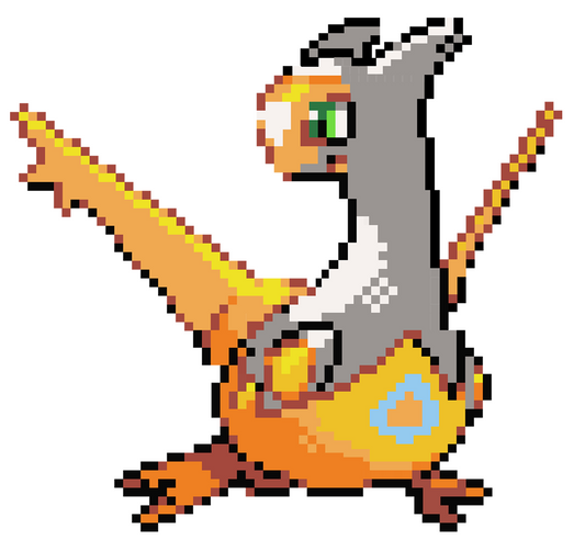 SHINY LATIAS DIGITAL PIXEL ART