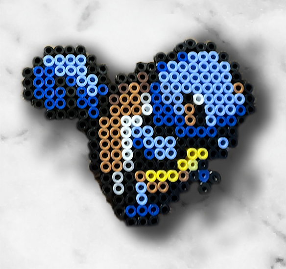 MINI POKEMON SQUIRTLE PERLER BEAD ART