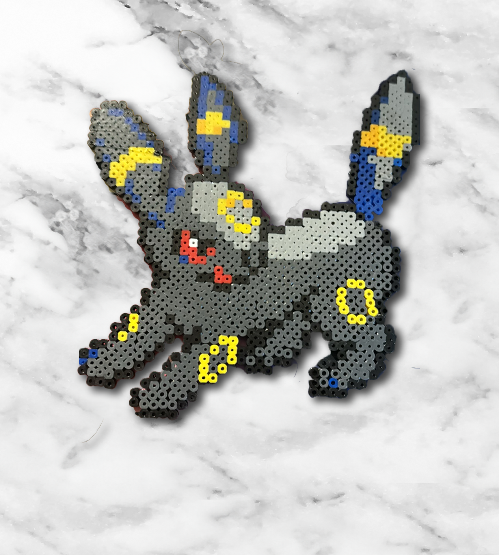 UMBREON PERLER BEAD ART